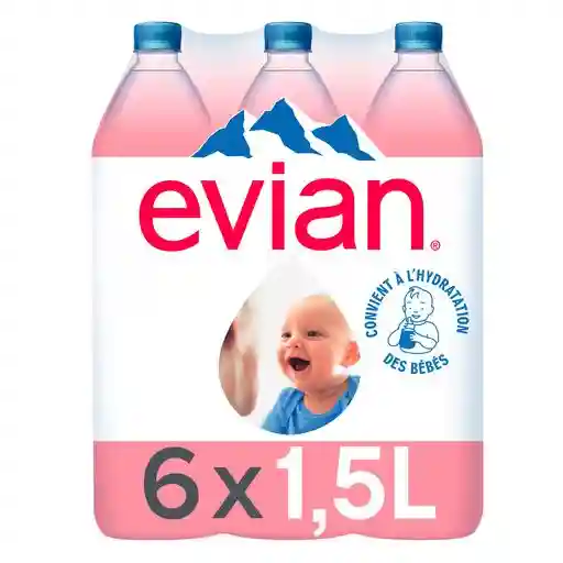 Evian eau minérale 6*1.5L