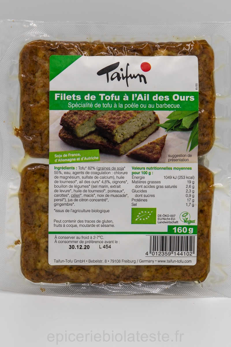 FILETS DE TOFU AIL DES OURS