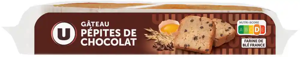 Gâteau aux pépites de chocolat U