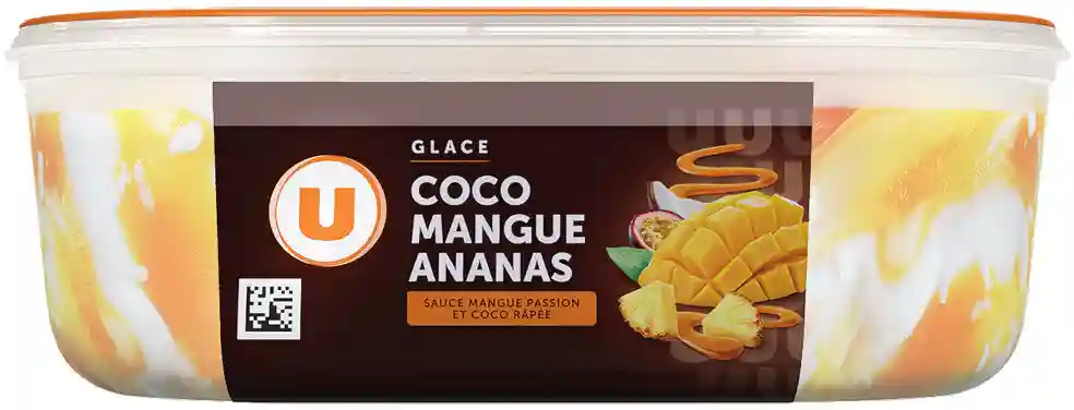 Glace Coco, Mangue et Ananas U 