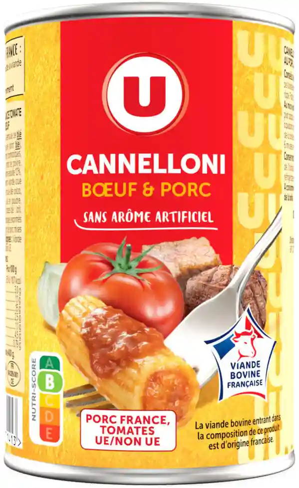 Cannelloni boeuf et porc U