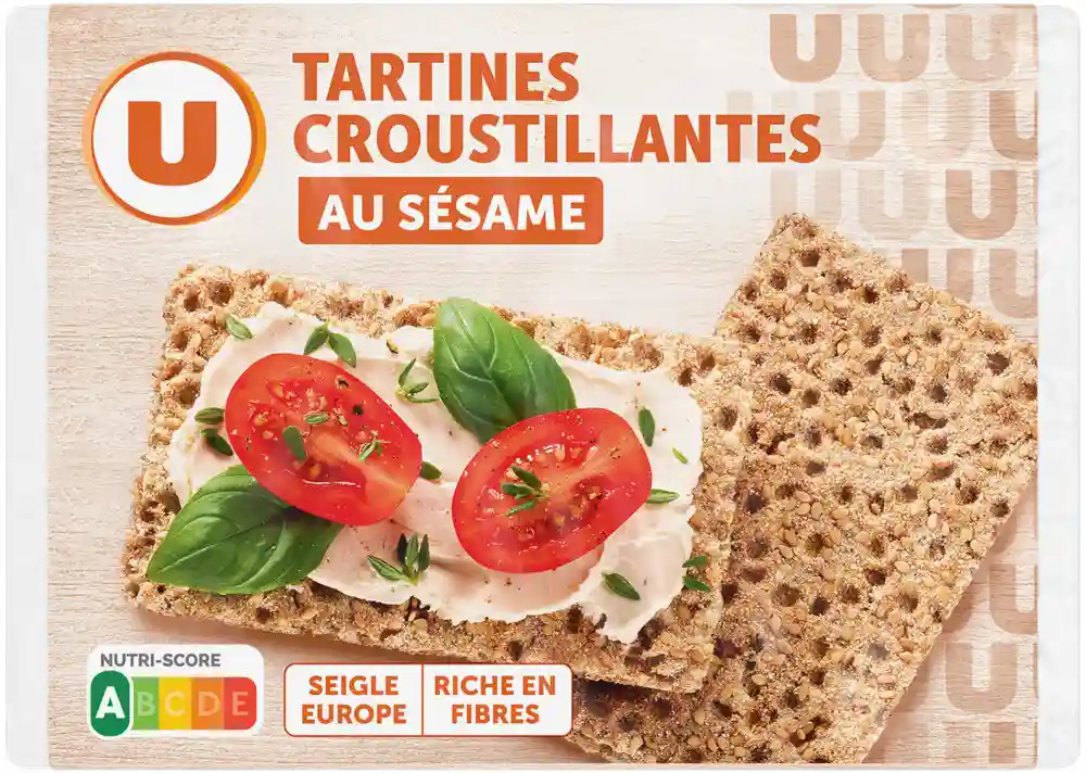 Tartines croustillantes au sésame U 