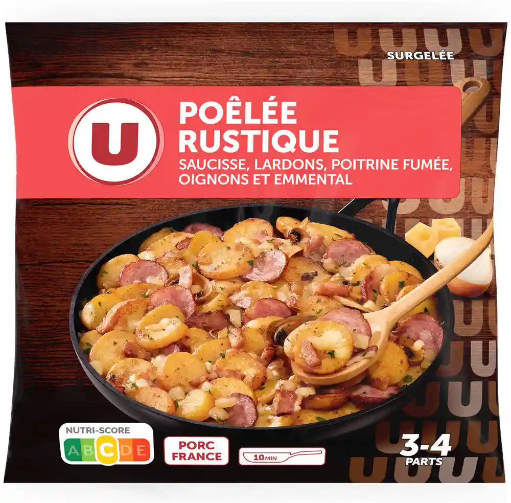 Poêlée rustique U