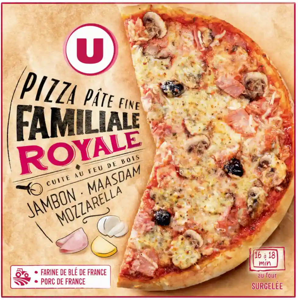 Pizza royale format familial U