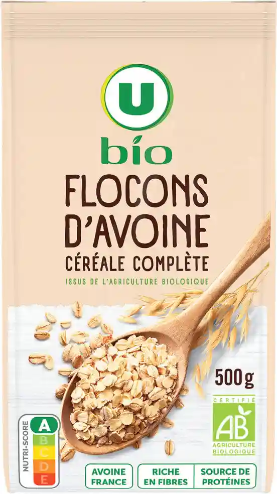 Flocons d’avoine bio U