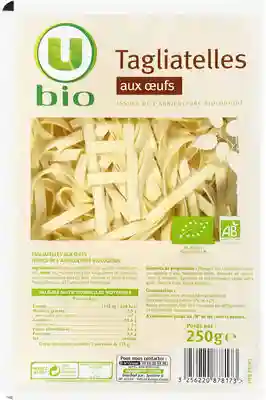 Tagliatelles aux oeufs bio U 