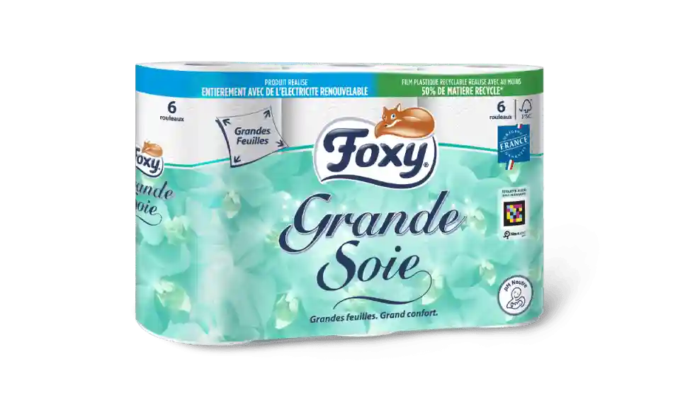 Papier toilette grande soie Foxy 