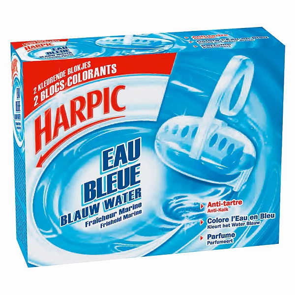Harpic bloc cuvette eau bleue