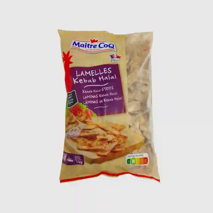 Lamelle de kebab Halal Maitre Coq 