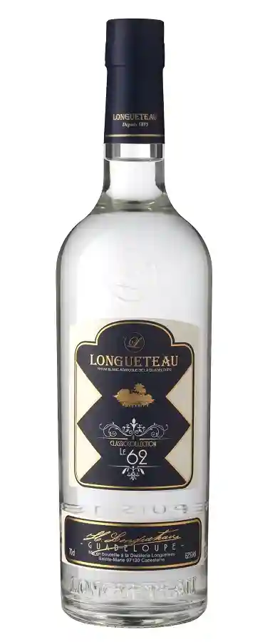 Longueteau - Rhum Blanc - Classic Collection Le 62, 62% 70CL
