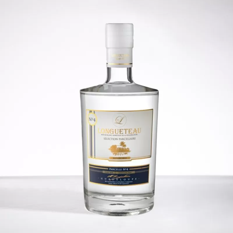 Longueteau , Rhum Blanc, Parcelle n°4 - 55% (70cl)