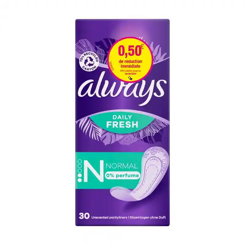 Protège slip fraicheur Always 