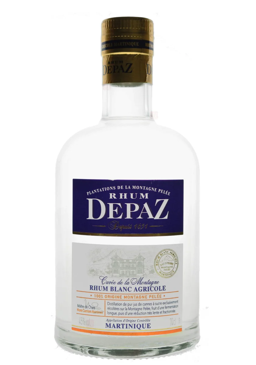 Depaz - Rhum blanc - Cuvée de la Montagne 45° (Martinique) 70cl