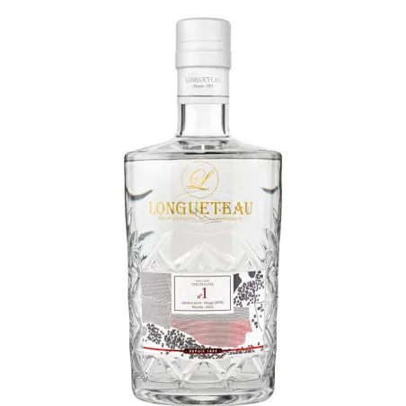 Longueteau , Rhum Blanc, Parcelle n°1 - 55% (70cl)